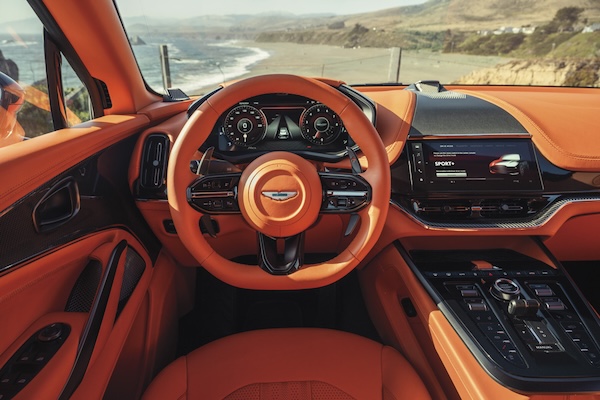 Synapse Orange SUV Supercar interior 