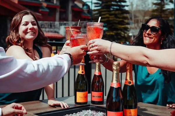 Cheers with Champagne