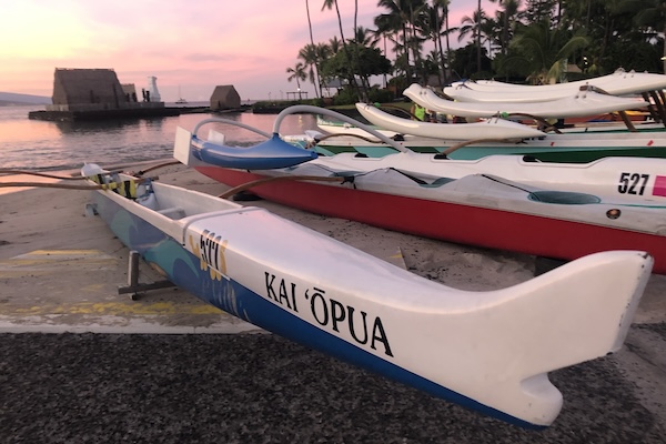 Canoes in Hawaii 