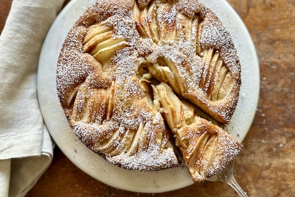 Sunken Pear Cake