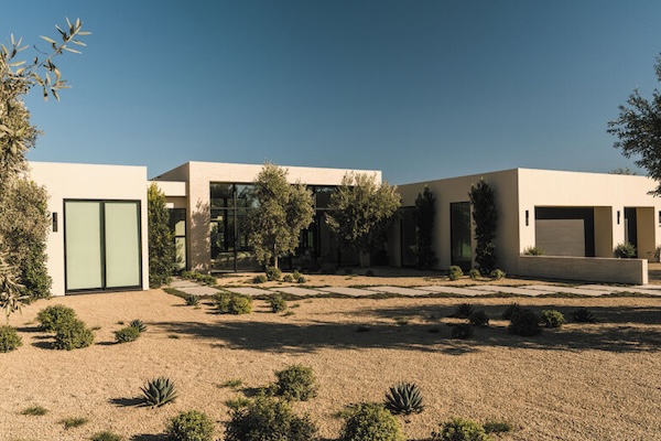 Exterior of win country home