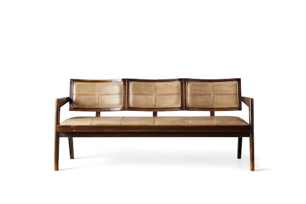 Tyson Bench in Antique Brown, Arhaus