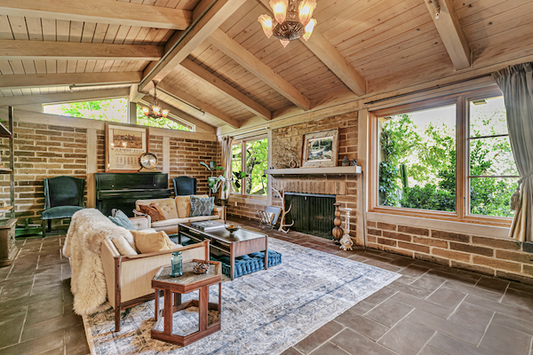 Ranch style living room