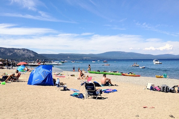 Dog Friendly Beach in Tahoe