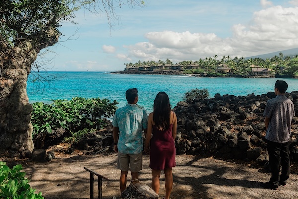 Cultural walking tour on Hawaii Island