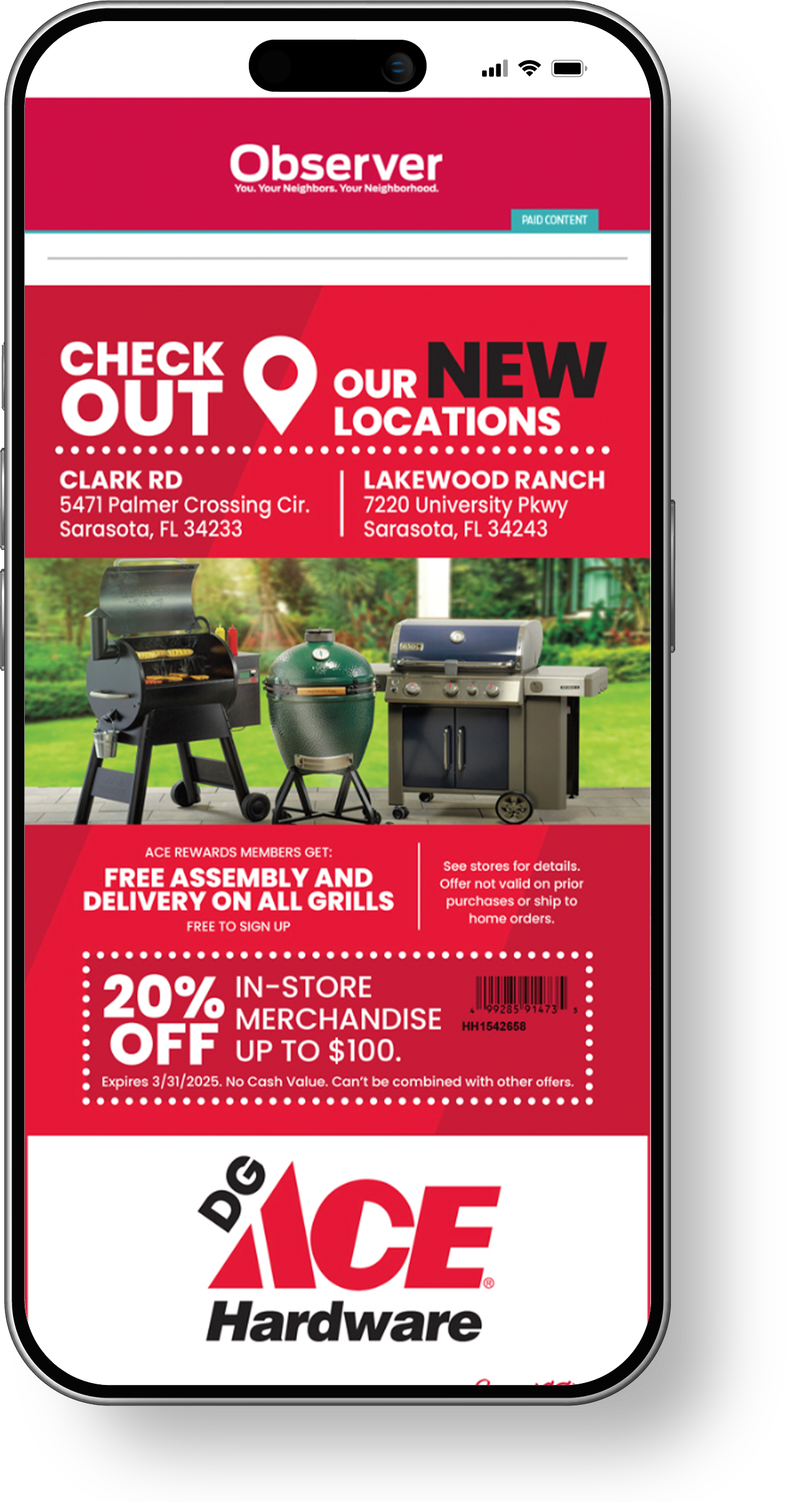 Deals and Promotions mobile